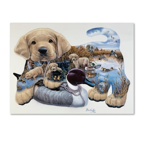 Jenny Newland 'Sweet Puppy Tales' Canvas Art,24x32